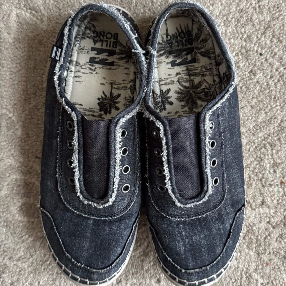 Billabong Fall Fashion Denim Sneakers, Size 8.5